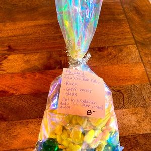 Mermaid sensory bin filler